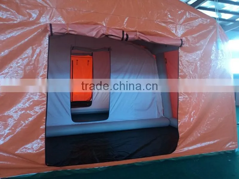Long serve life inflatable military army medical tent, inflatable field hospital tent