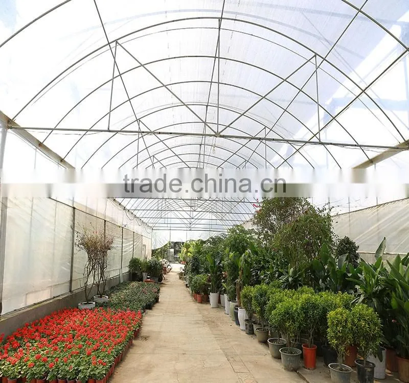 One Stop Grande Greenhouse Type Multi Span Plastic Film Commercial Greenhouse for Sale