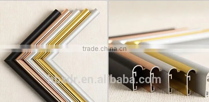 aluminum profile manufacture good price brushed aluminum photo frame price