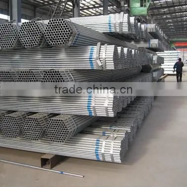 large out diameter 140mm and 1.0mm WT pre gi round tubing
