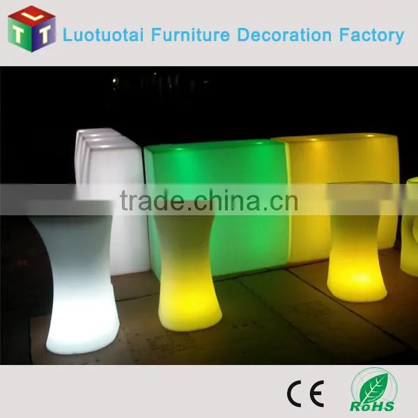 Hot Sale Rechargeable Color Changing LED Bar Chair