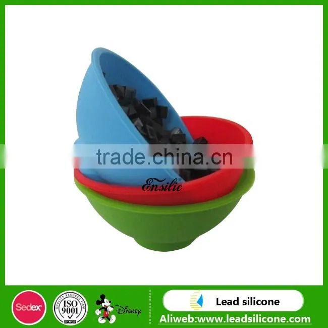 Food grade durable microwave safe silicone rice bowls