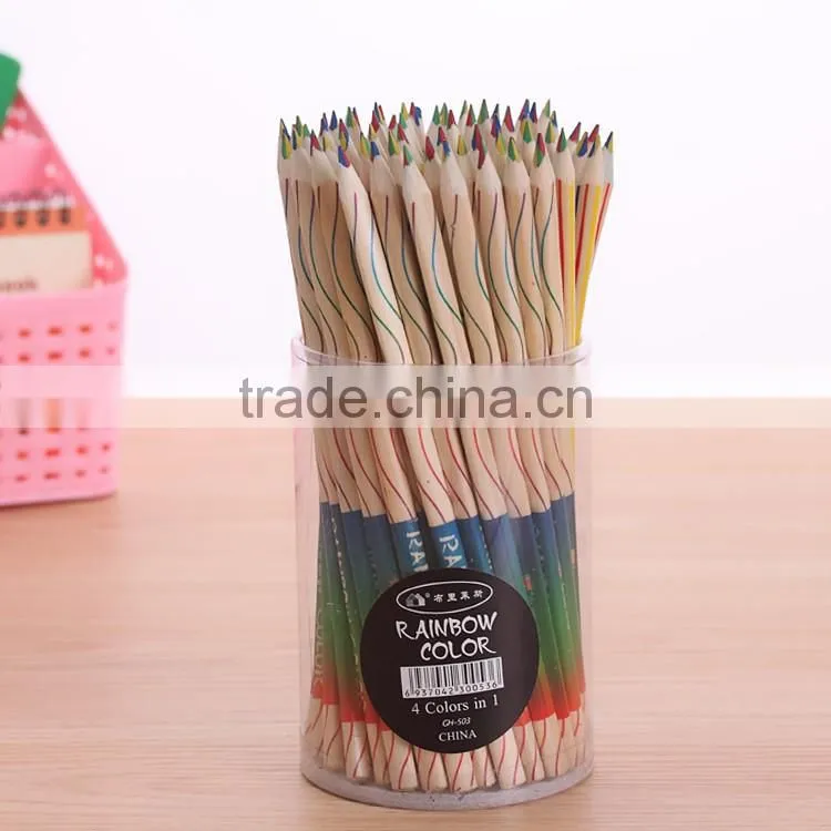 Factory Supplier 7 inch Triangle Colored Lead Colored Pencils