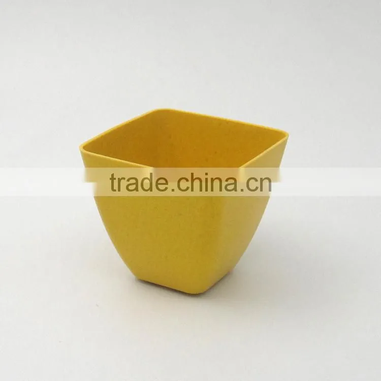 Eco bamboo fiber mini bamboo pot