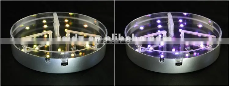 hotsales Cheap rechargeable wedding led light bases