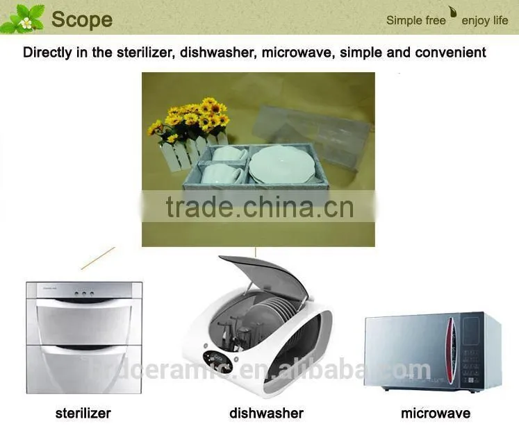 Wedding hall & Banquet use white wholesale fine porcelain, fine porcelain ware