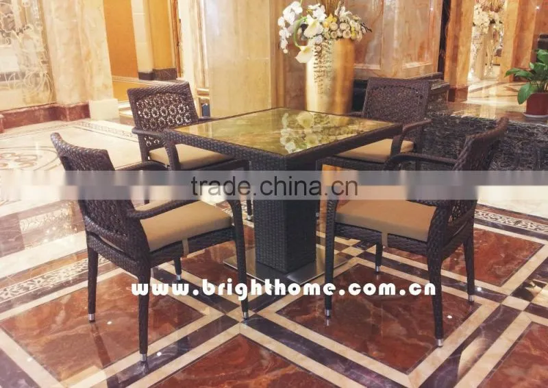 Pictures of Marble Top Fiber Dinning Set
