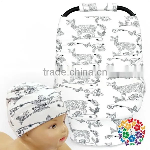 wholesale stretchy baby car seat cover multi-use nursing cover shipping cart cover