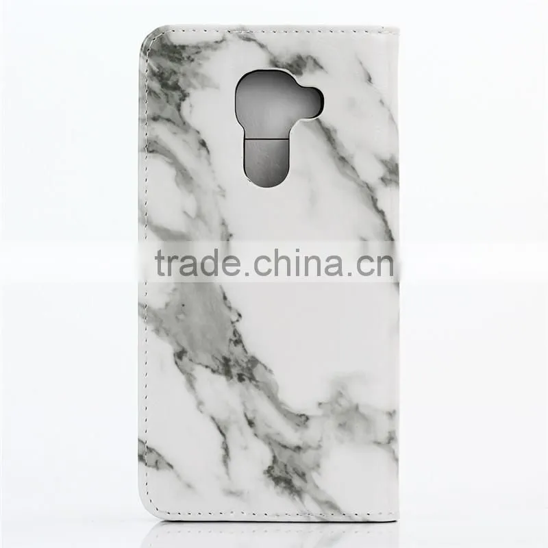 Noble design high quality marble PU card bumper/pocket cell phone case for Blackberry DTEK60