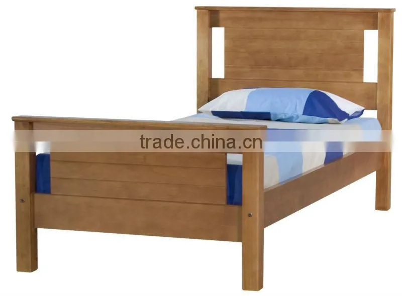 wood slat bed