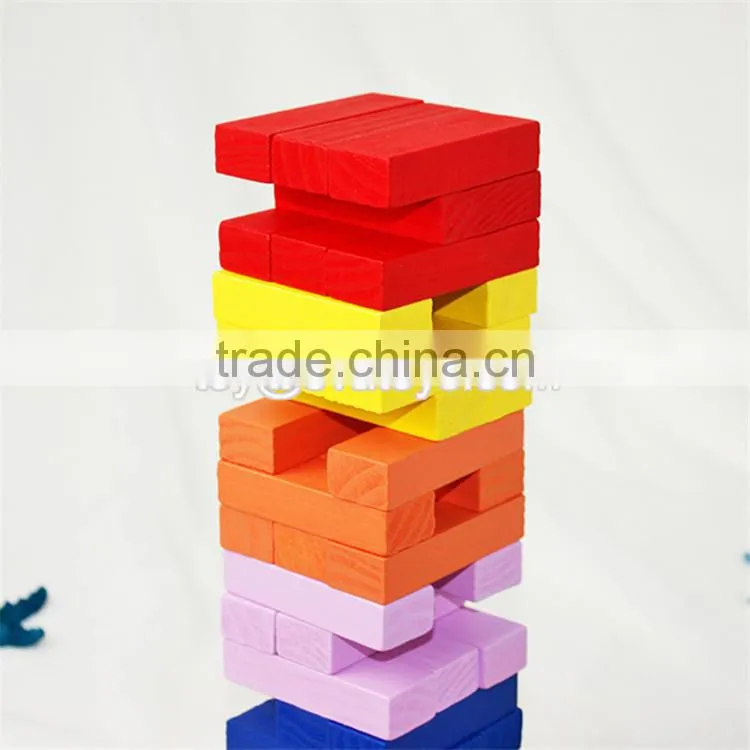 Creative intelligent stacking blocks wooden toys for kids W13D082