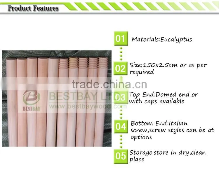 High quality wood mop stick made in China