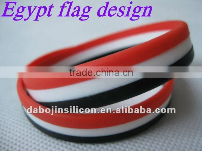 flag wristband country flag silicone rubber wristbands