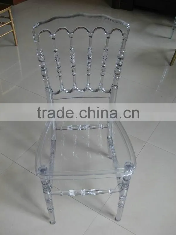 crystal napoleon chair for wedding party rental