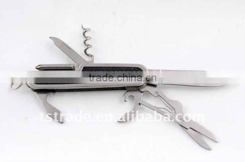 2014 "stock" Mini stainless steel multi function pocket kinife tools K3007G1
