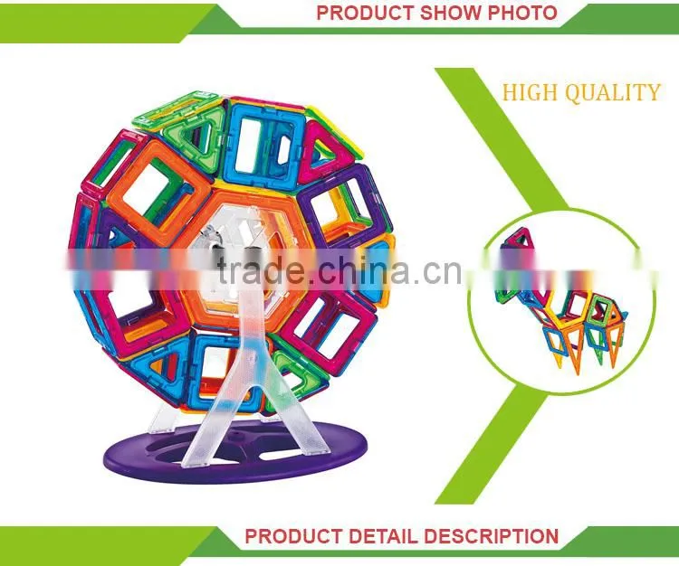 Fantastic eco-friendly DIY toy magnetic construction toy for kids