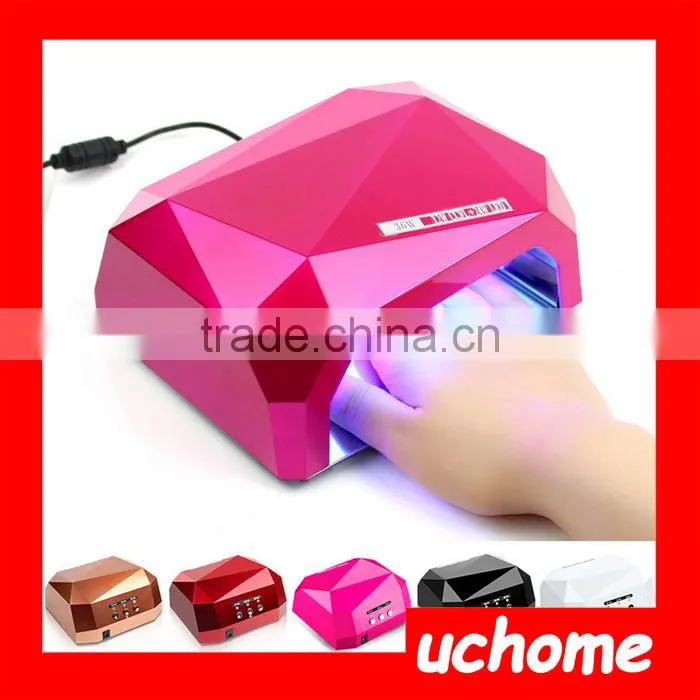 UCHOME UV Nail Lamp 2017 Best Selling Factory Price 36W LED New style Automatic Sensor Nail 36 watt UV LED Lamp Nail Dryer
