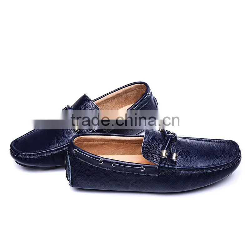 hot sell china brand men peas shoes casual fashion have sample with genuine leather, adults business casual shoes for men