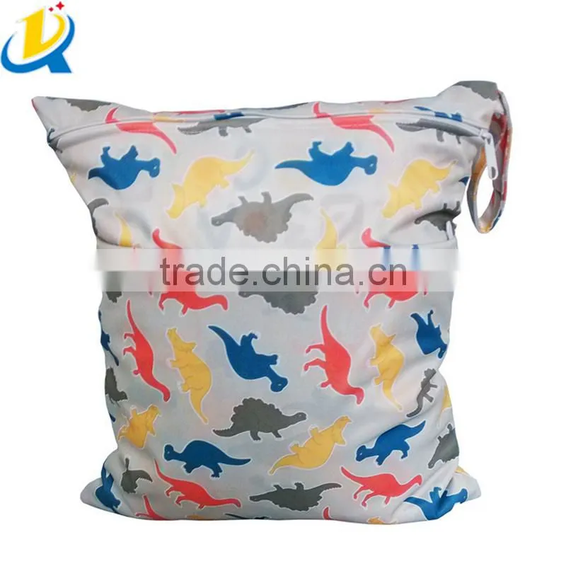 Hot selling popular foldable waterproof cute colorful custom diaper bag