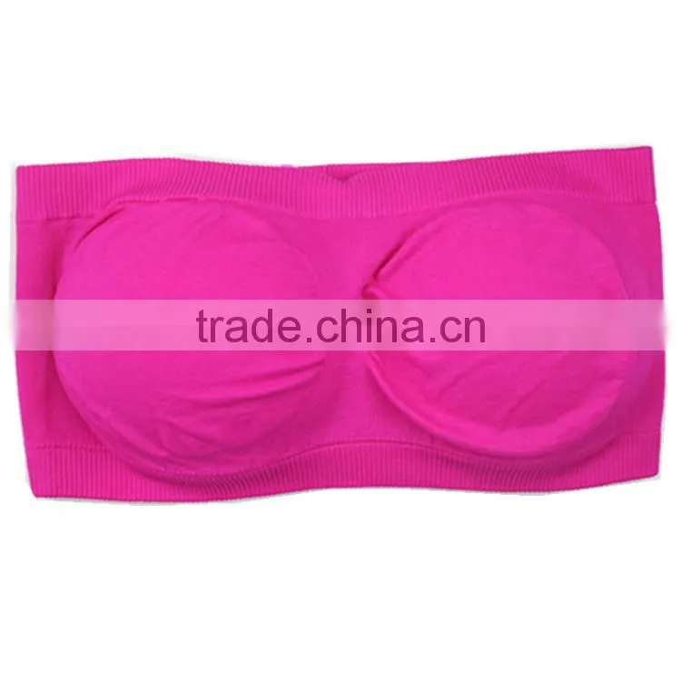 girl sexy tube bra padded tube top strapless bra for women underwear
