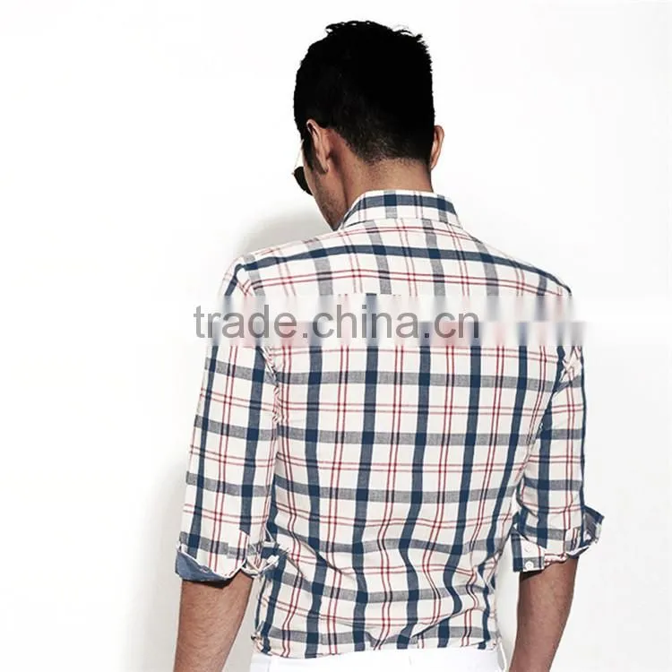 2015 New Double Collar Button Down dress Shirts Groom Shirt Stripe Long-sleeved stand collar shirt
