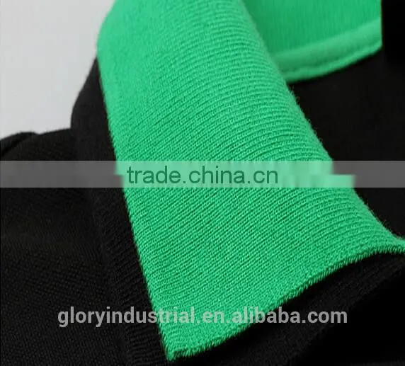 new fashion double collar polo t shirt men factory