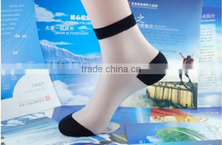 10 Pairs Socks 2016 In Summer Women's Socks Crystal Thin Sokken Vrouwen Thin Silk Fashion Transparent Socks Women