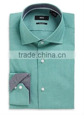 fashionable mens shirts 2014 newest style Stylish Cotton Solid Color slim fit comfortable men's Office Shirts