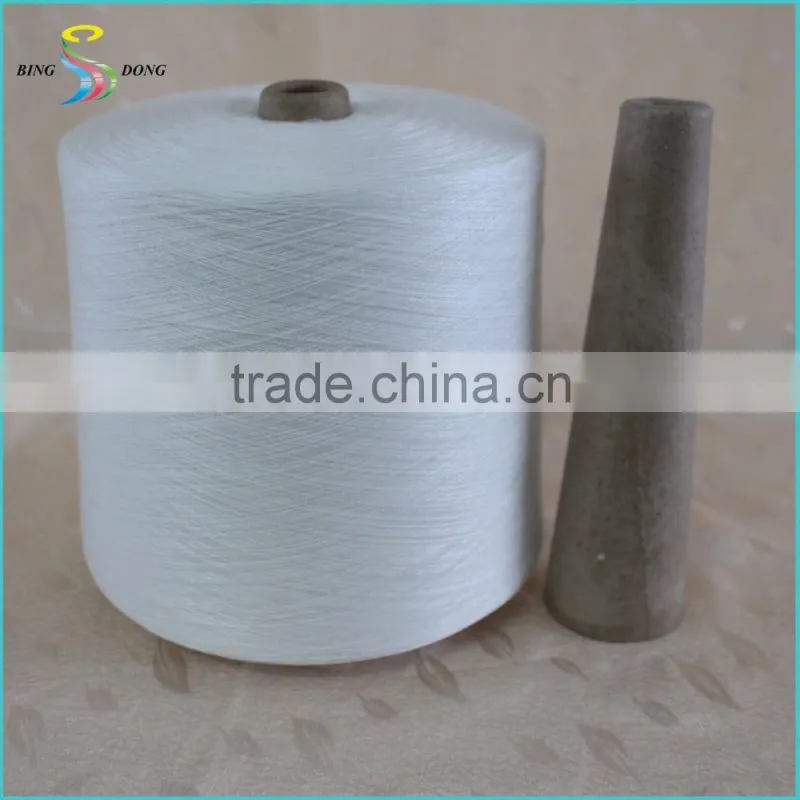 44/2 super white 100% virgin polyester spun yarn