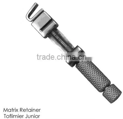 Matrix retainer Tofflemire style dental retainer