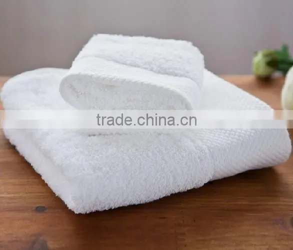 2017 wholesale100% cotton bath towel white color plain design