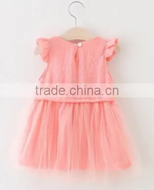 Summer Girls Dress Fashion Style Kids Dress Flowers Print for Baby Dress Girls