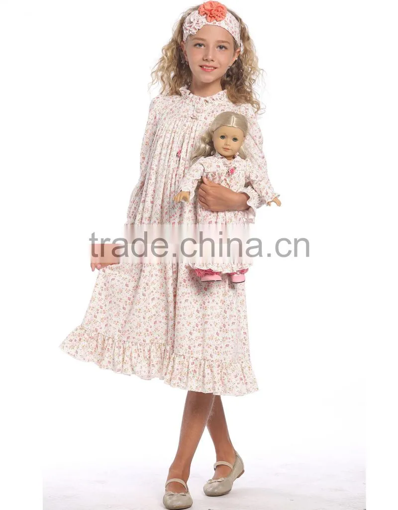 100% cotton long sleeve children long pant sleep wear pajamas