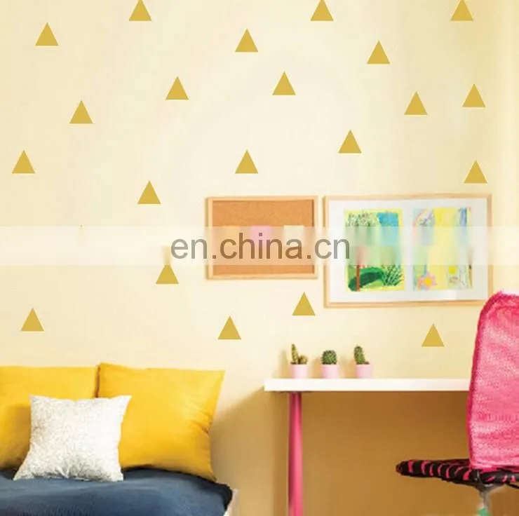 Ins Style Triangle Shape Vinyl Wall Sticker Children Room Home Decoration Mural Roon Decal
