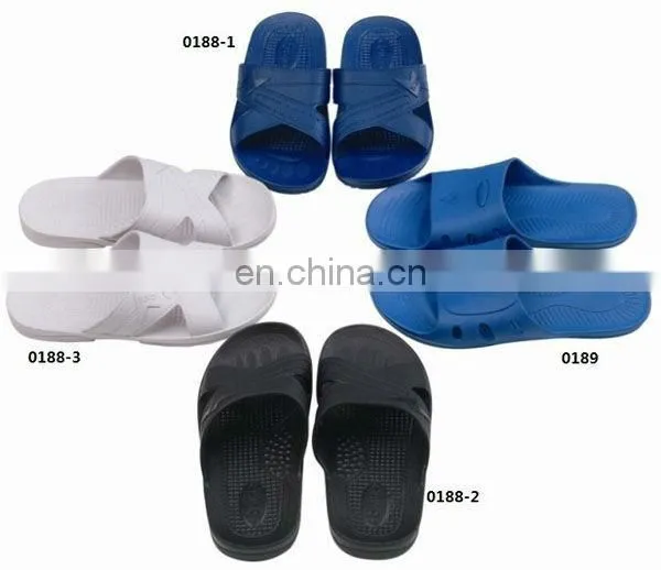 Factory wholesale cheap antistatic spu material slipper in alibaba
