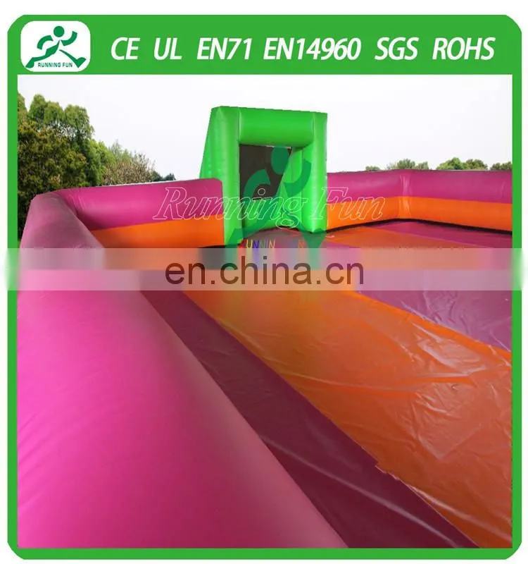 durable inflatable football field, wonderful for foam football game