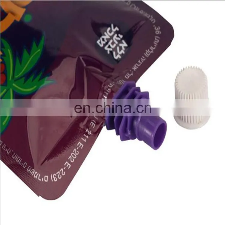 Custom Design Llaminated Plastic Reusable Refillable Liquid Packing Drinks Water Printed Spouted