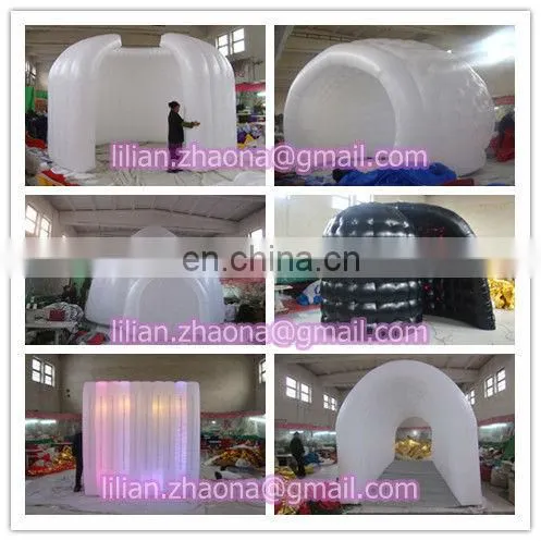 2013 new shape led lighting indoor room inflatable wall for exhibition