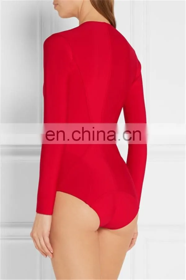 low moq custom made fashion women neoprene long sleeve thermal rash guard
