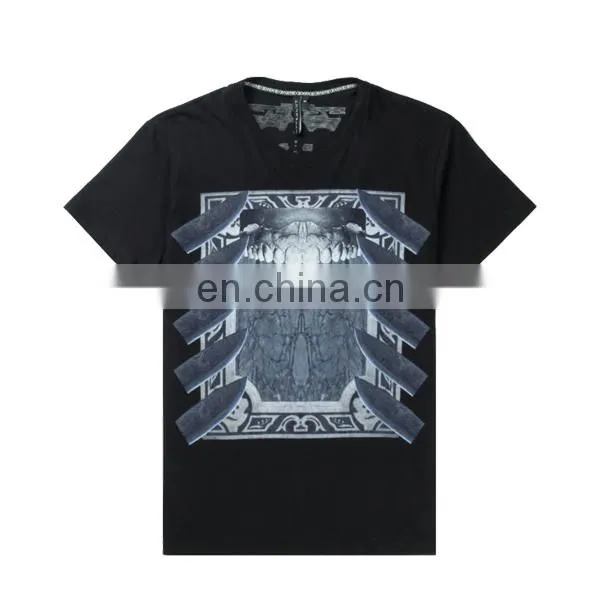 discharge printing short sleeve mens cotton t shirts 2015 cheap custom factory t shirts