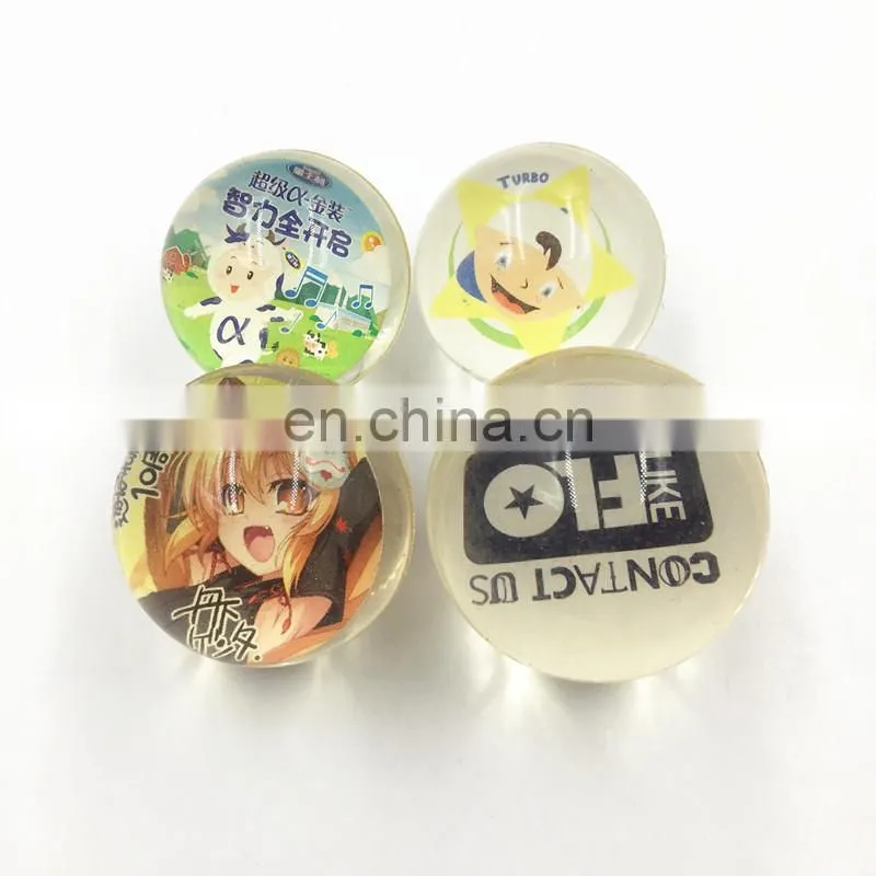 Custom printed logo bouncy ball light up led rubber bouncy balls 27mm 32mm 35mm 38mm 45mm 49mm 54mm 60mm