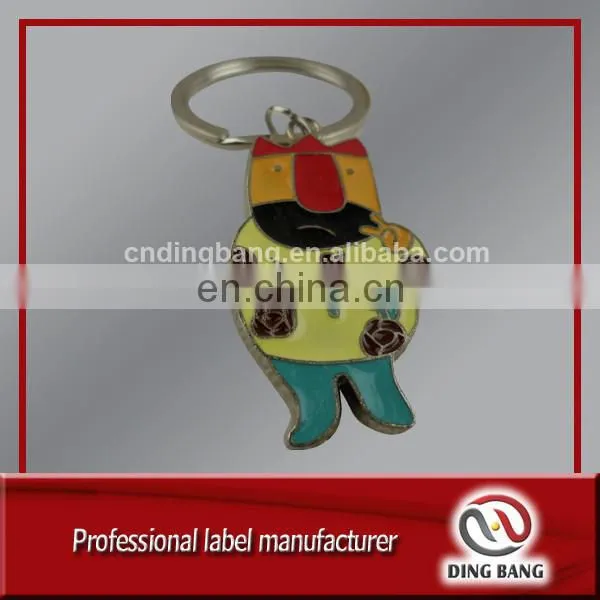 Experienced Factory Promotion Cheap Custom Made Embossed Logo Smoking Bear Style 2D Funny Souvenir Keychain