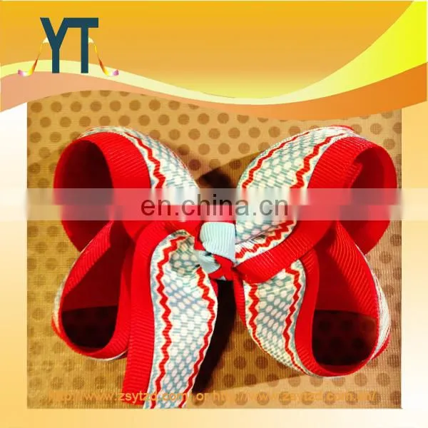 Top Grade Double Satin Big Hair Bow/Barrette/Hair Pin