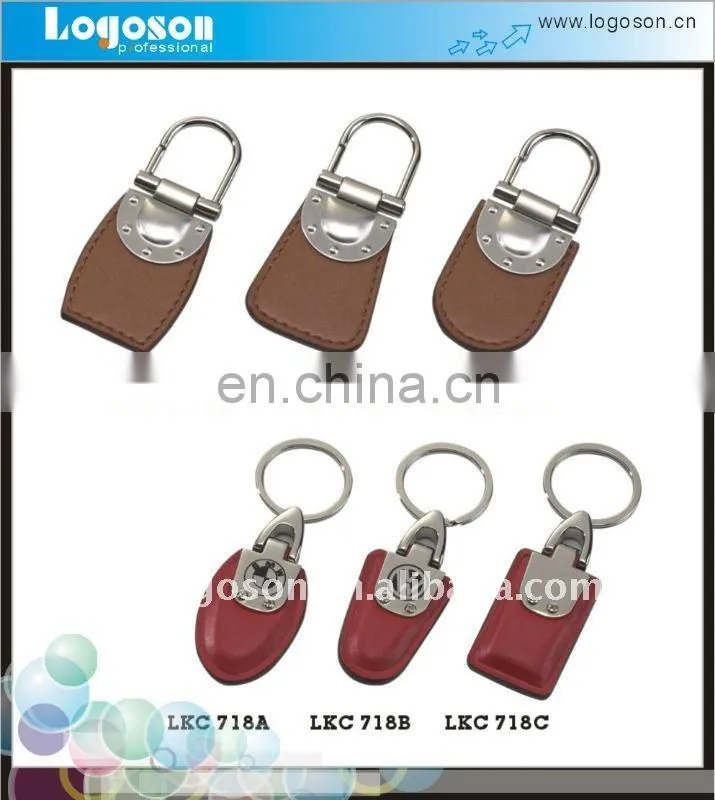 custom decoration promotion items design usa flag leather key chains