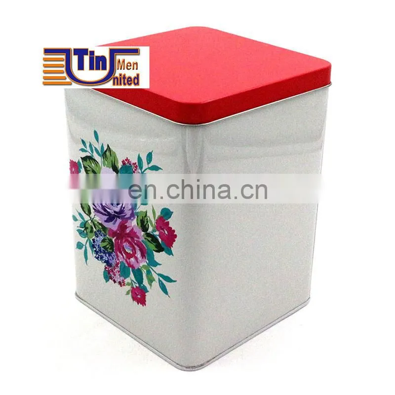 Wholesale High Quality Big Square Cosmetics, Biscuit, Tea Tin Box