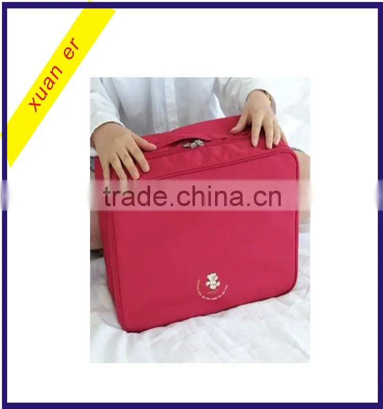 New design fashion large capacity nylon folding luggage travel bag