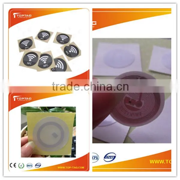 NTAG203 NFC Labels withWave Absorbing Material(Anti-metal layer)