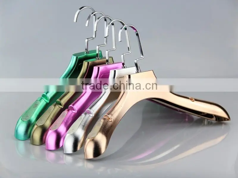 HA6956 different color hanger strong ABS plastic electroplated hanger