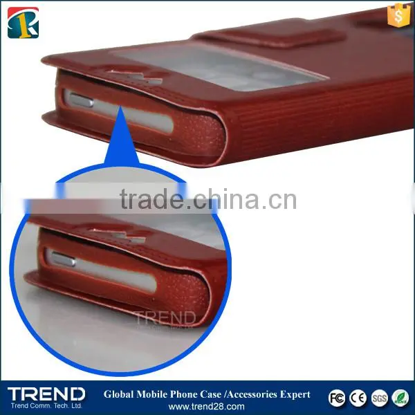 high quality smartphone universal magnetic wallet flip leather case