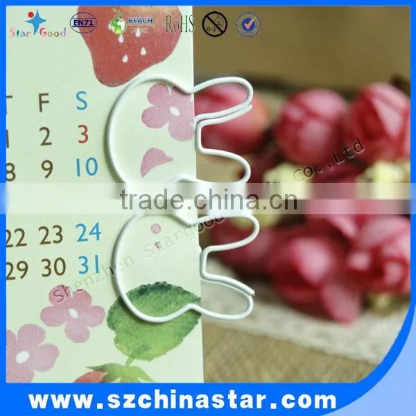 Lower price paper clip customized size shape book clip
